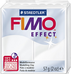 Fimo boetseerklei transparant effect 57g ovenhardend creatief