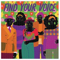 eeBoo legpuzzel Find Your Voice - 1000 stukjes kleurrijk karton