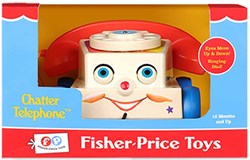 Classic chatter telefoon retro speelgoed Fisher Price peutertelefoon