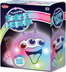 Tobar space hopper speelgoed met licht - multicolor springbal