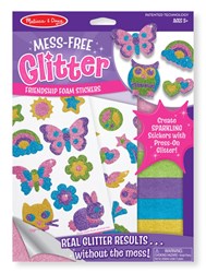 Melissa & Doug foam stickers vriendschap - glitter knutselset kinderen