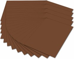 Folia fotokarton A4 chocoladebruin 300gr 50 vel knutselpapier