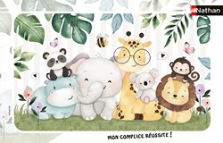 Nathan legpuzzel dieren - zachte en knuffelige dieren 15 stukjes