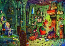 Grafika legpuzzel François Ruyer keuken 500 stukjes kleurrijk speelgoed