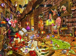 Grafika puzzel François Ruyer: Hexe - 2000 stukjes