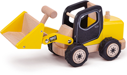 Tidlo houten front loader bouwvoertuig speelgoed - duurzaam en educatief