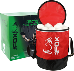 Fox TT Practice Table Tennis Balls & Bag (Pack of 120) -  - Pack of 120