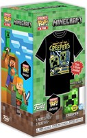 Funko Minecraft Creeper - Pocket Pop! & T-shirt set voor verzamelaars
