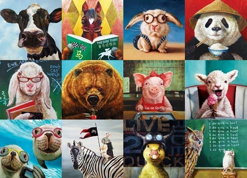 Eurographics Grappige Dieren - L. Heffernan (1000 stukjes)