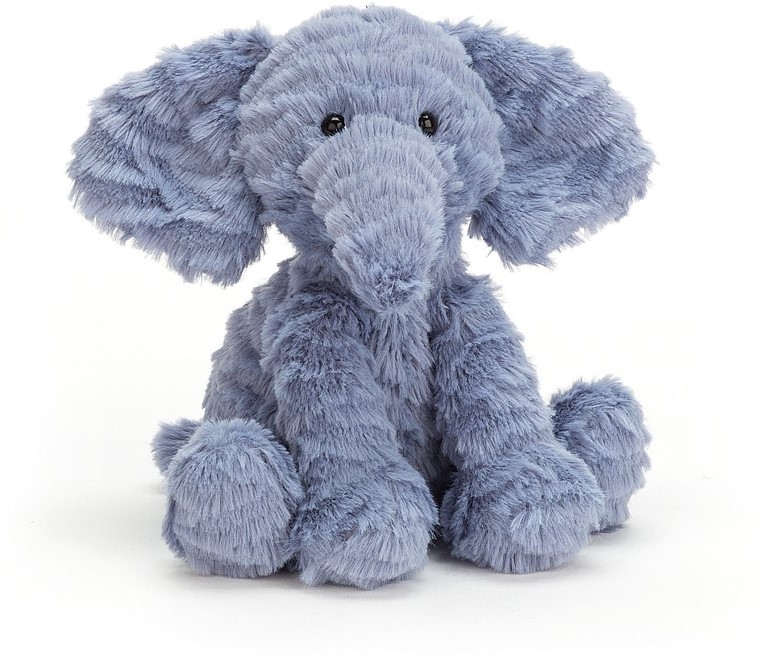 Onzorgvuldigheid voorwoord Verpersoonlijking Jellycat knuffel Fuddlewuddle Olifant Baby 12cm