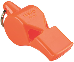 Fox 40 fluitje met koord - Veiligheidsfluitje oranje sport accessoire