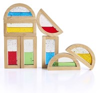 Guidecraft regenboog blokkenset water kleurrijk educatief speelgoed-2