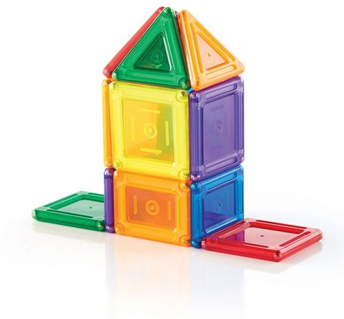 Guidecraft bouwspeelgoed PowerClix Solid 24-delig constructieset kleurrijk-3