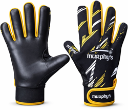 Murphy's Gaelic handschoenen junior grip sport zwart-wit-amber maat 6