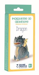 Graine Creative 3D model knutselset draak karton creatief