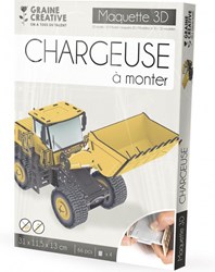 Graine Creative 3D puzzel graafmachine karton modelbouw 66-delig