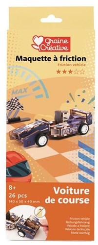 Graine Creative 3D puzzel raceauto houten speelgoed modelbouw