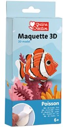 Graine Creative 3D houten model Clownvis bouwpakket speelgoed