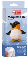 Graine Creative 3D knutselset karton pinguïn educatief speelgoed