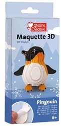 Graine Creative 3D knutselset karton pinguïn educatief speelgoed