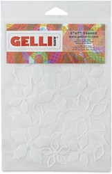 Gelli Arts Gelli Arts Kerststerren Stencil 12,7 x 17,8cm