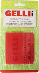 Gelli Arts Gelli Arts Mini Printing Tool Textuurkammen Set van 3