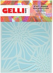 Gelli Arts Gelli Arts Nieskruid Bloem Stencil 12,7 x 17,8cm