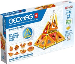 Geomag bouwset Classic Panels Green Line 78-delig magnetisch speelgoed
