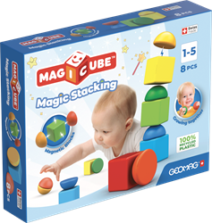 Geomag magnetische bouwblokken Magicube gerecycled 8 stuks educatief