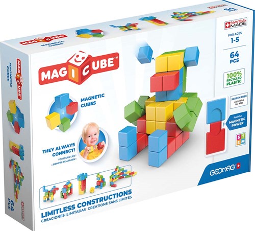 Geomag MagiCube Full Color Recycled Try me 64 delig
