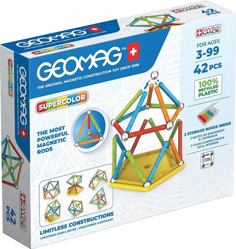 Geomag Super Color Recycled - 42-delig