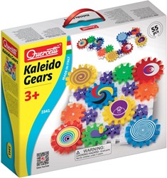 Quercetti bouwset Kaleido Gears kleurrijk constructiespeelgoed 55-delig