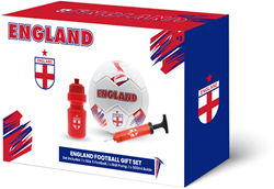 Gioco voetbal cadeauset Engeland maat 5 - voetbal bidon pomp