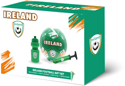 Gioco voetbal cadeau set Ierland - maat 5 - inclusief waterfles