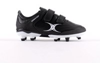 Gilbert rugby schoenen X15 LO MSX zwart maat 10j voor kinderen-3