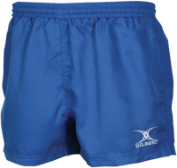 Gilbert rugbybroek Saracen II blauw - junior short 7-8 jaar rugby
