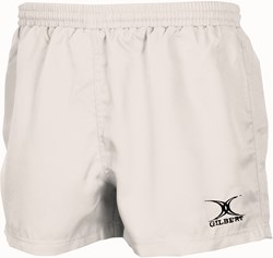 Gilbert rugbybroek Saracen wit - 3XL sportshort polyester