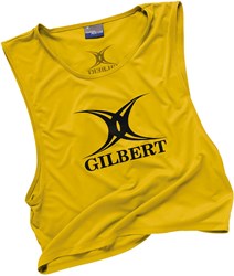 Gilbert Rugbyhesje Polyester Geel - Volwassenen sporttraining