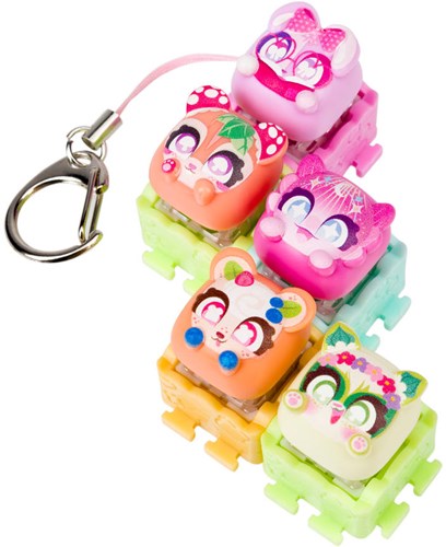 Goliath fidget speelgoed Clickeez Series 3 5-Pack met sleutelhanger-2