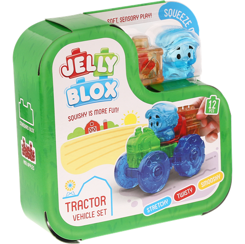Goliath speelgoed - Jelly Blox tractor en boer speelset-2
