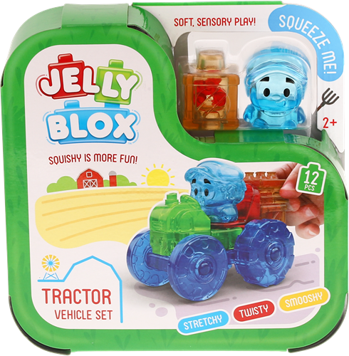 Goliath speelgoed - Jelly Blox tractor en boer speelset
