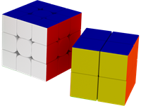 Goliath speedcube puzzel Nexcube Combo 3x3 2x2 - behendigheidsspel-2