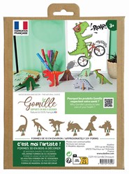 Gomille Dinosaurussen knutselset - MDF figuren om te decoreren