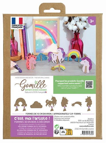 Gomille Gomille MDF Figuren Set Unicorn