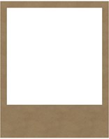 Gomille MDF Figuur photobooth lijst polaroid 49x62 cm duurzaam hout
