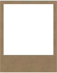 Gomille MDF Figuur photobooth lijst polaroid 49x62 cm duurzaam hout