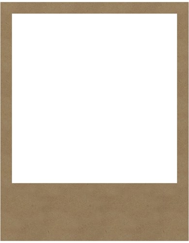 Gomille MDF Figuur photobooth lijst polaroid 49x62 cm duurzaam hout
