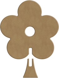 Gomille Gomille MDF Figuur Bloemen 3 stuks