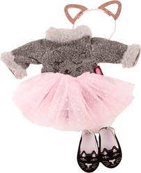 Götz poppenkleding katten set 4-delig - stapop 45-50 cm outfit