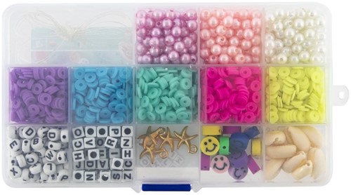 Kralensets Beads in Box, 12 setjes beads